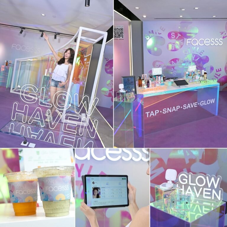 Facesss「GLOW HAVEN」沉浸式美妝企劃
